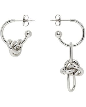 Justine Clenquet Daria Earrings - White