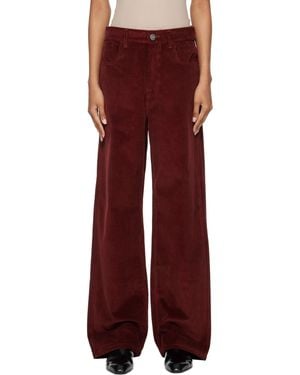 Rohe Bruun Signature Baggy Corduroy Trousers - Red