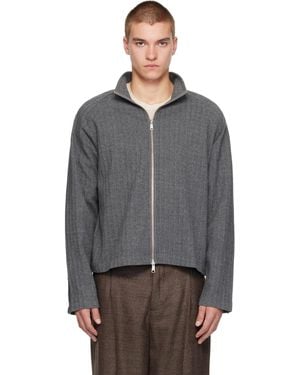 mfpen Leisure Zip Up Jumper - Grey