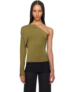 Miaou Green Katia Long Sleeve T-shirt - Black