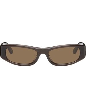 THISTLES Lunettes De Soleil Suede Brunes - Marron