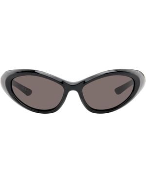 Balenciaga Oval Sunglasses - Black