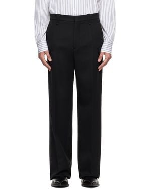 Lanvin Light Wool Chino Pants - Black