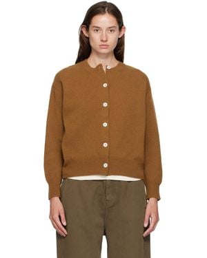 &Daughter Ada Crewneck Cardigan - Brown