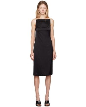 Jacquemus La Casaコレクション La Robe Spoglio ミディアムドレス - ブラック