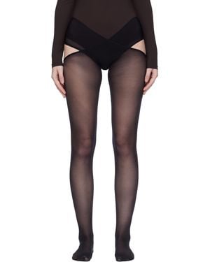 Wolford Individual 12 Stay-Hip Tights - Black