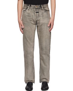 Fear Of God グレー クラシック ファイブポケット ジーンズ - マルチカラー