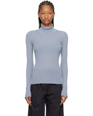 Our Legacy Slim Funnel Turtleneck - Blue