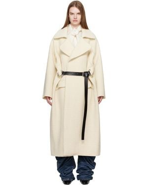 Jean Paul Gaultier Off- 'The Long Gaultier' Coat - Natural
