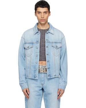 ERL Blouson Bleu En Denim
