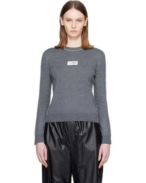 MM6 by Maison Margiela Essentials Jumper - Grey