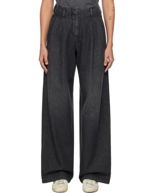 Golden Goose En Goose グレー コットン タック ジーンズ - ブラック