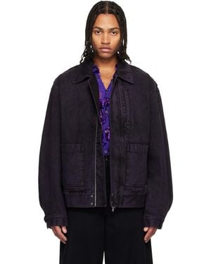 Dries Van Noten Patch Pocket Denim Jacket - Blue