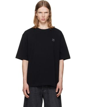 Maison Kitsuné Fox Head Oversize T-Shirt - Black