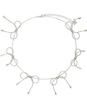 Marland Backus Bow Necklace - Metallic