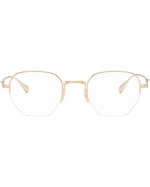 Garrett Leight Alma Glasses - Metallic
