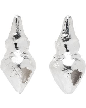 Alighieri Boucles d'oreilles 'the vessel of offerings' argentées - votive offerings - Métallisé