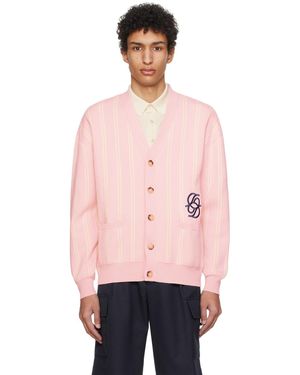 Drole de Monsieur 'Le Cardigan Rayé' Cardigan - Pink