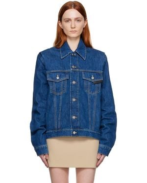 Bianca Saunders Lexxus 23 Denim Jacket - Blue