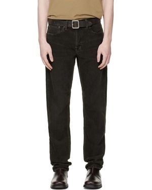 RRL Slim Fit Corduroy Pants - Black
