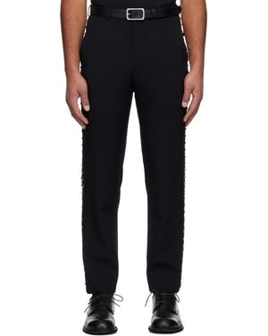 COMME DES GARÇON BLACK Studded Trousers - Black