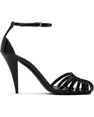 Givenchy Cage Heeled Sandals - Black