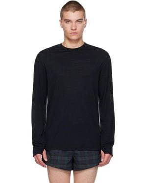 Literary Sport Frank Long Sleeve T-Shirt - Black