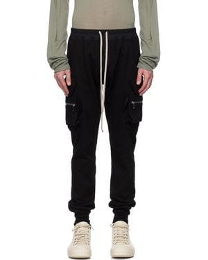 Rick Owens ブラック Hollywood Mastodon カーゴパンツ