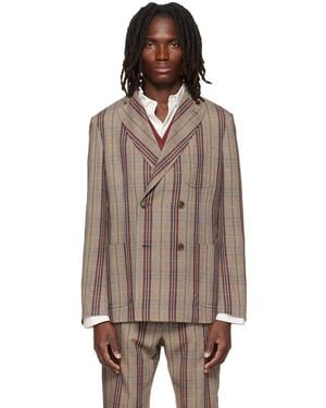 Vivienne Westwood Double Breasted Cruise Blazer - Brown