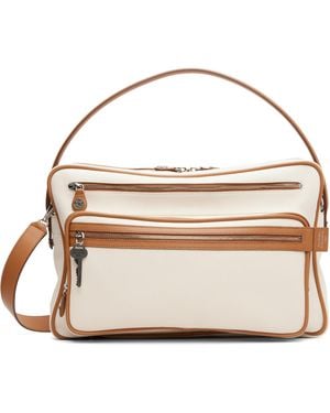 Acne Studios Tan Camero Camera Canvas Bag - Natural