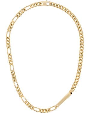 Lanvin Long Chain Cubic Necklace - Metallic