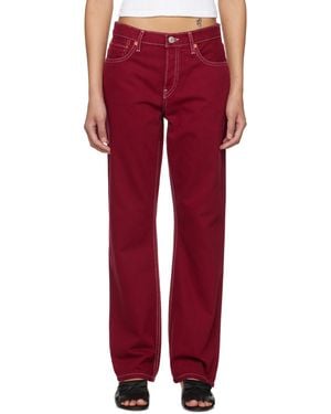 RE/DONE 'The Standard' Jeans - Red