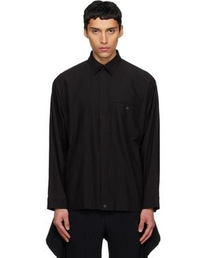 Homme Plissé Issey Miyake Streamline Shirt - Black