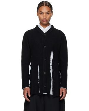 Comme des Garçons ブラック ウーステッドウール カーディガン