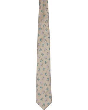 Dries Van Noten Floral Tie - Multicolor