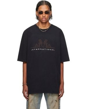 Still Kelly ブラック Sk International Tシャツ