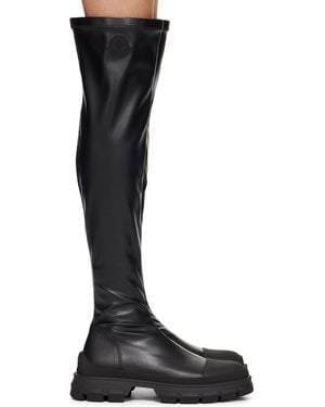 Moncler Hevea High Tall Boots - Black