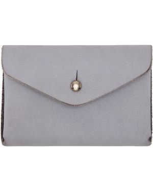 Guidi グレー En01 カードケース - ブラック