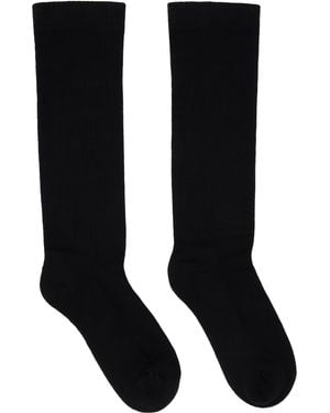 Rick Owens Concordians Pentagram Knee High Socks - Black