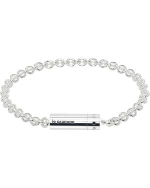 Le Gramme 'Le On Chain Le 11G' Cable Bracelet - Black
