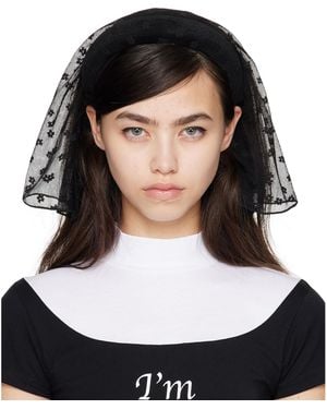 Im Sorry by Petra Collins Ssense Exclusive Jennyfax Edition Sister Headband - Black