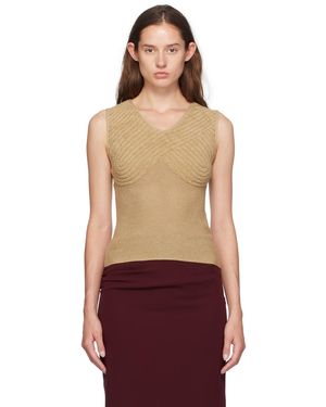 Isa Boulder Sweetheart V-Neck Tank Top - Red