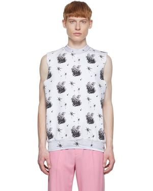 we11done Cotton Vest - White
