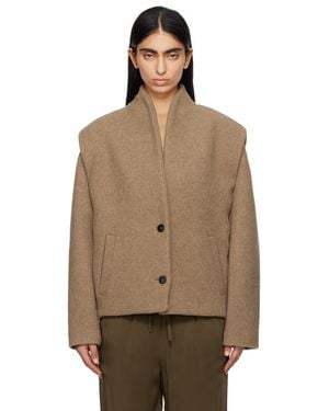 Isabel Marant Drogo Wool-Blend Jacket - Brown