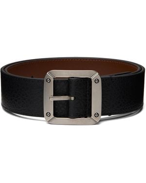 Acne Studios Grainy Reversible Belt - Black