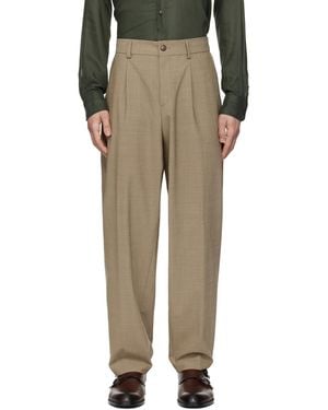 BOSS Washable Tapered-Fit Trousers - Multicolour