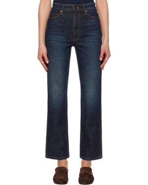 KHAITE ブルー Abigail ストレッチ ジーンズ