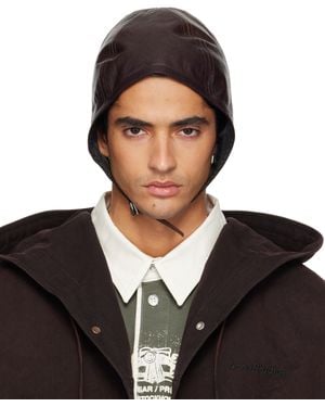 Acne Studios Lambskin Hat - Black