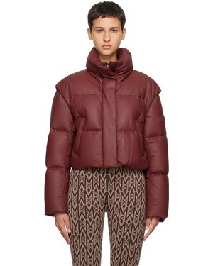 Mackage バーガンディ Bailey-Dl ダウン ボンバージャケット - レッド