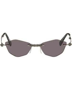 Kuboraum Gunmetal H48 Sunglasses - Black